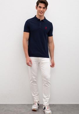 Erkek Koyu Lacivert Basic Tişört - 50231513146