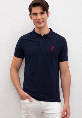 Erkek Koyu Lacivert Basic Tişört - 50231513146