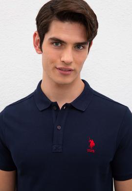 Erkek Koyu Lacivert Basic Tişört - 50231513146