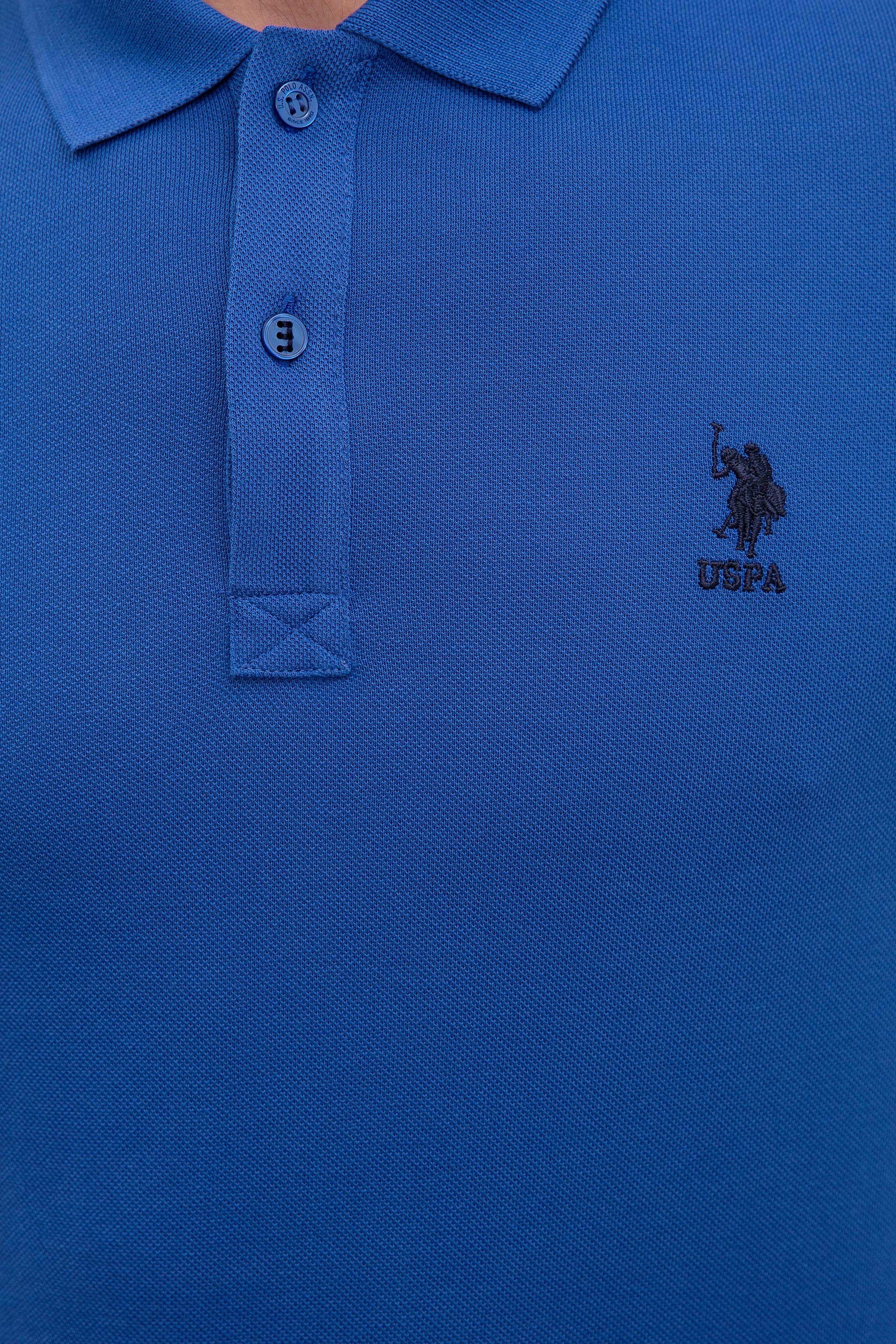 Erkek Saks Basic Polo Yaka Tişört - Image 5