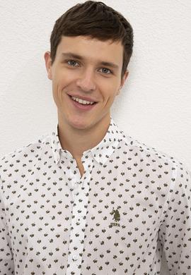 Erkek Beyaz Uzun Kollu Gömlek - 50226587013