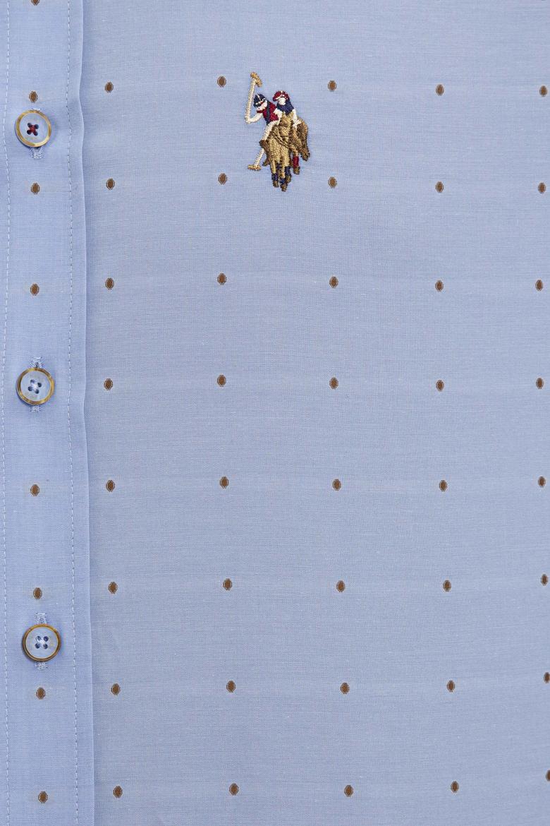 Erkek Açık Mavi Uzun Kollu Gömlek - 50226465007