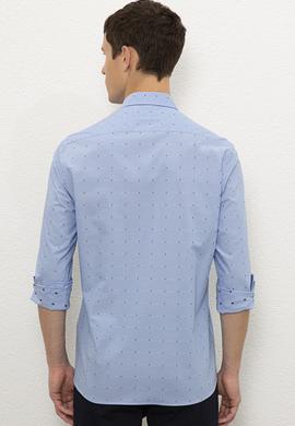 Erkek Açık Mavi Uzun Kollu Gömlek - 50226465007