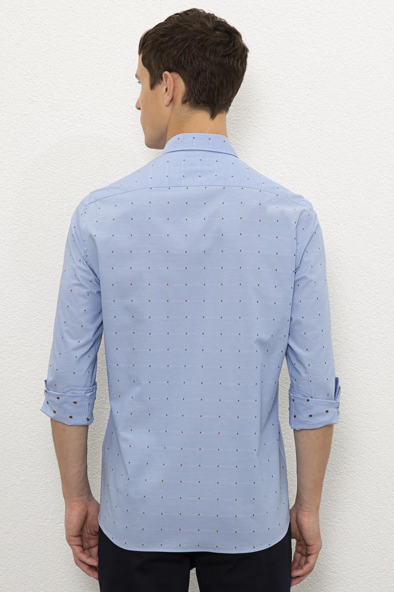 Erkek Açık Mavi Uzun Kollu Gömlek - 50226465007