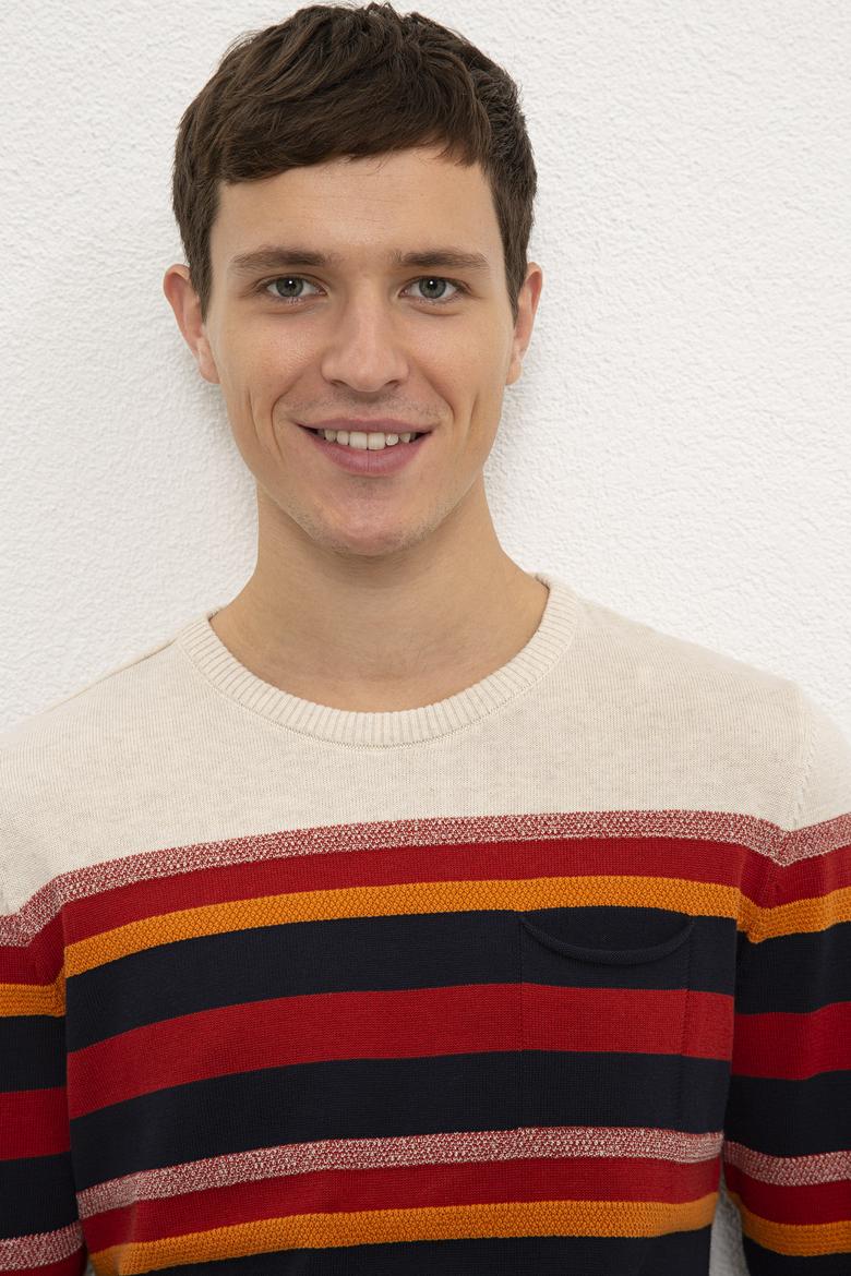 Erkek Lacivert Kazak - 50228567024