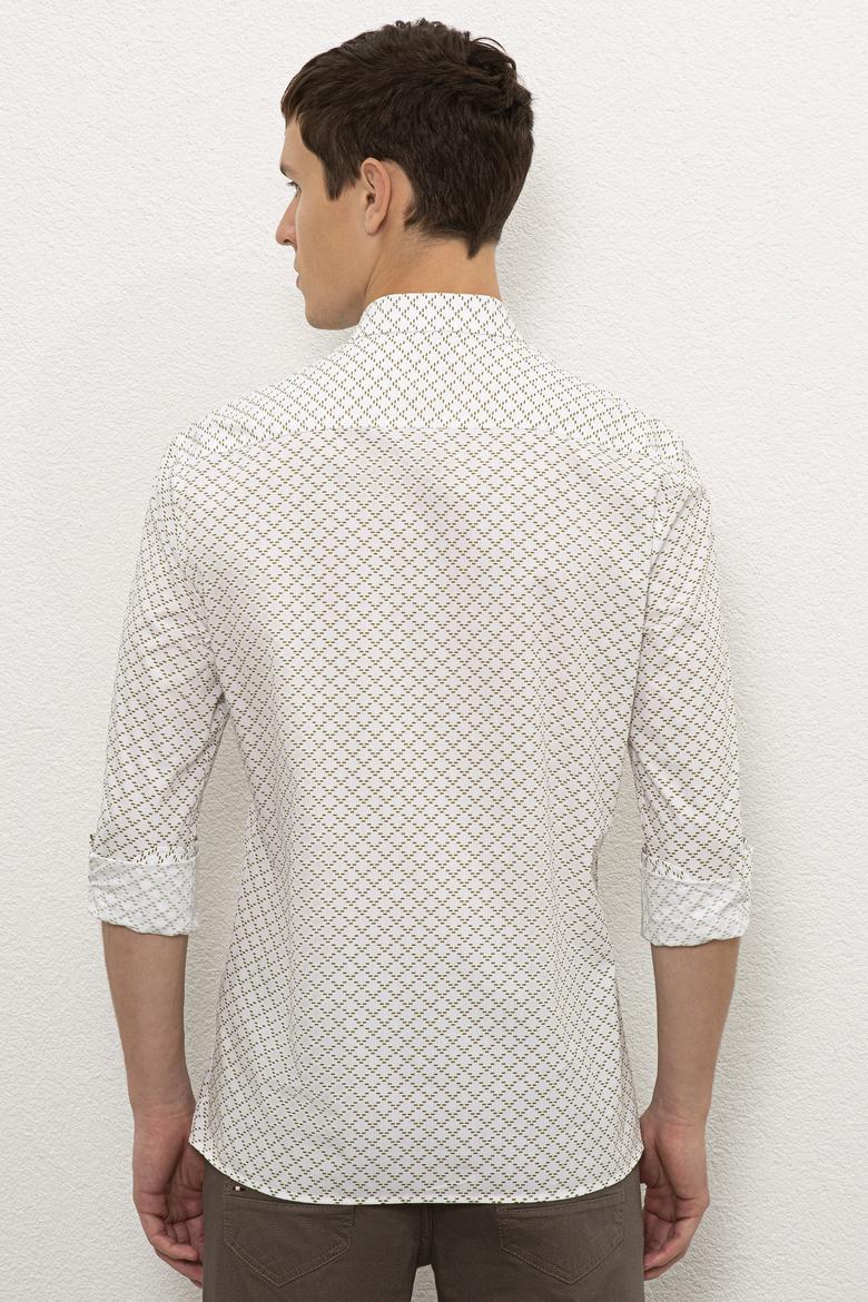 Erkek Beyaz Uzun Kollu Gömlek - 50226605023
