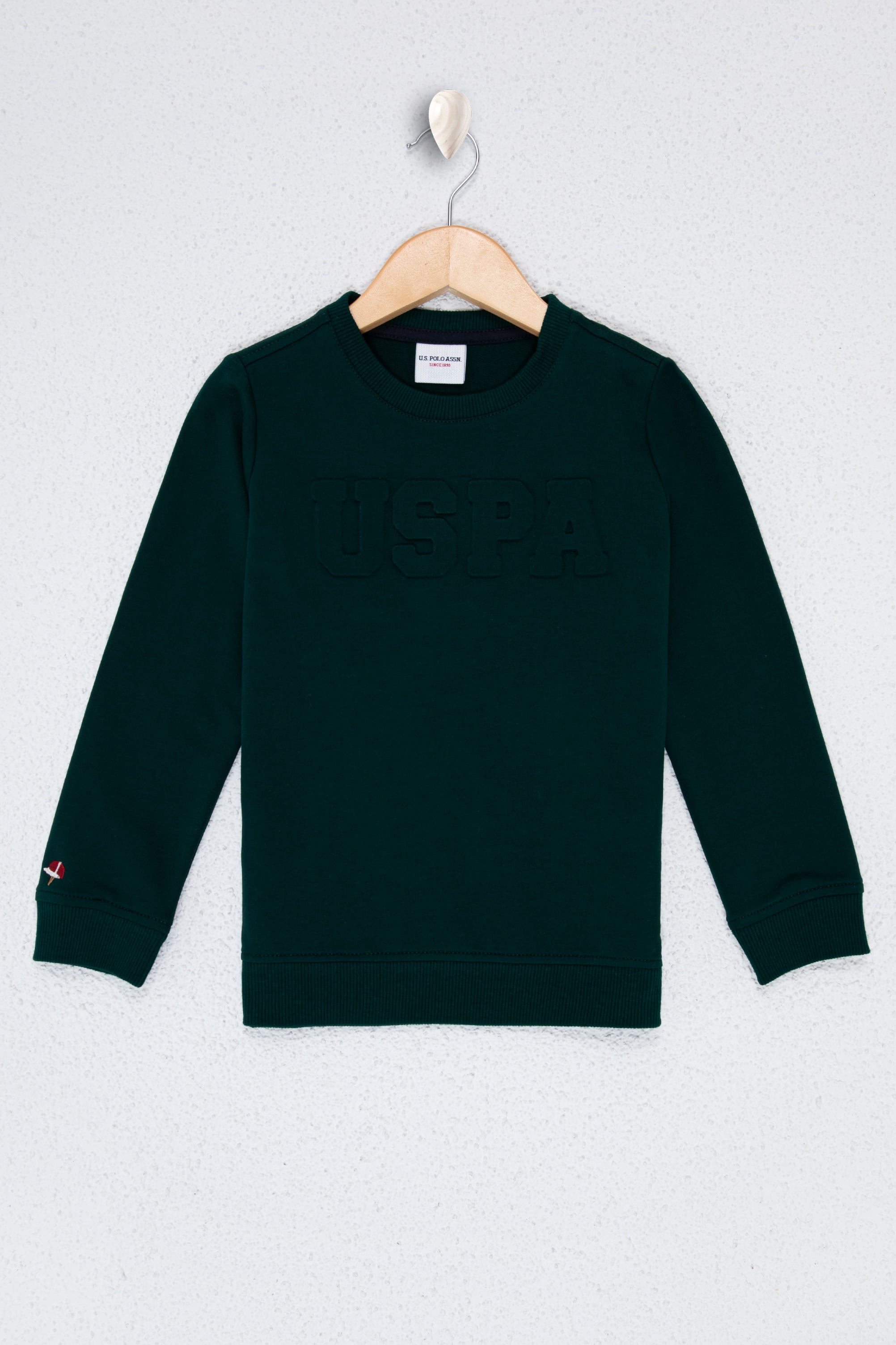 Çocuk Yeşil Sweatshirt Basic