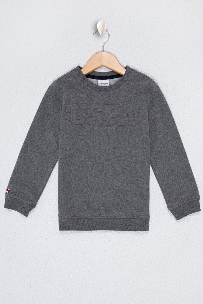 Çocuk Gri Sweatshirt Basic