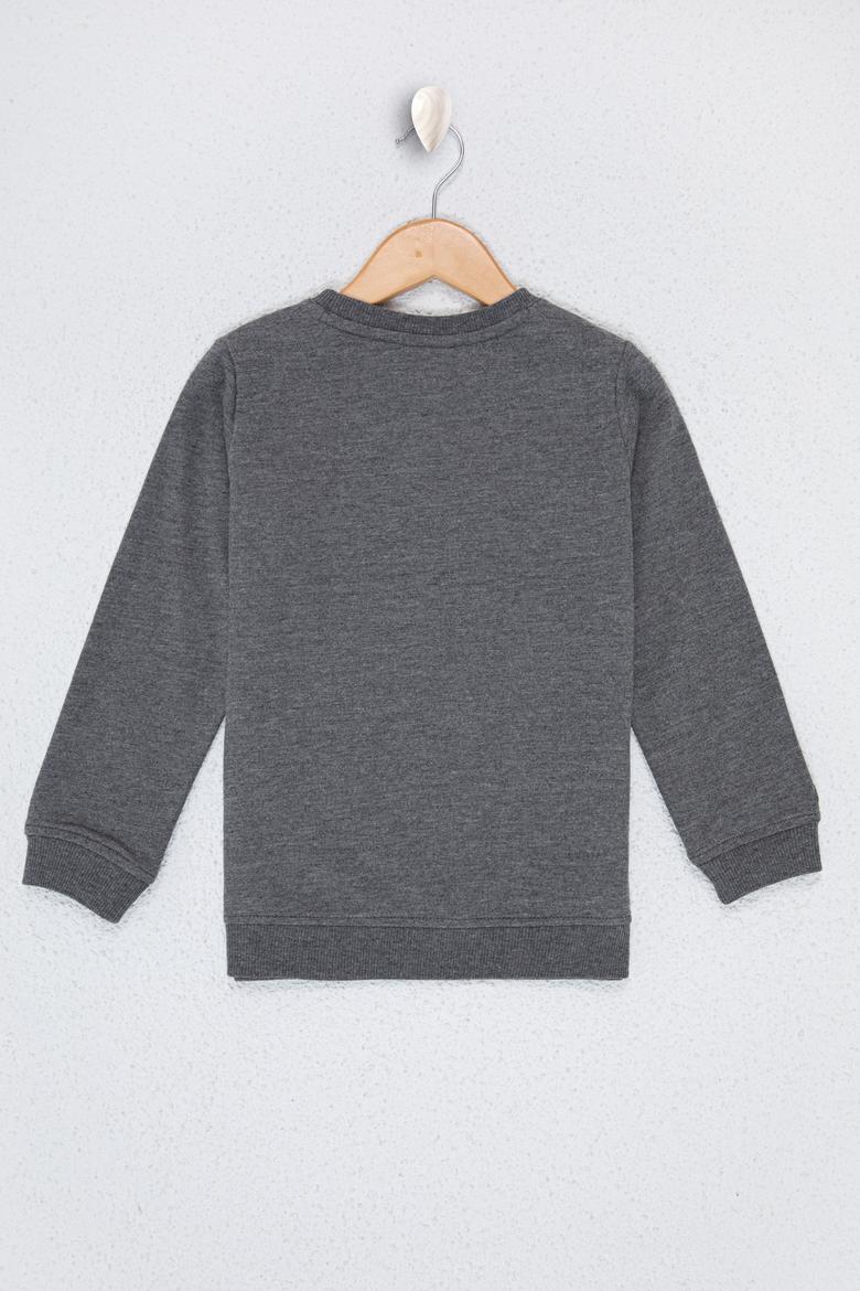 Çocuk Gri Sweatshirt Basic - 50225726023