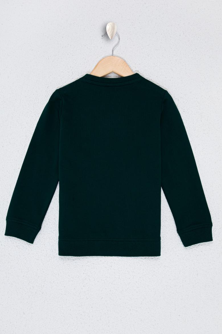 Çocuk Yeşil Sweatshirt Basic - 50225726017