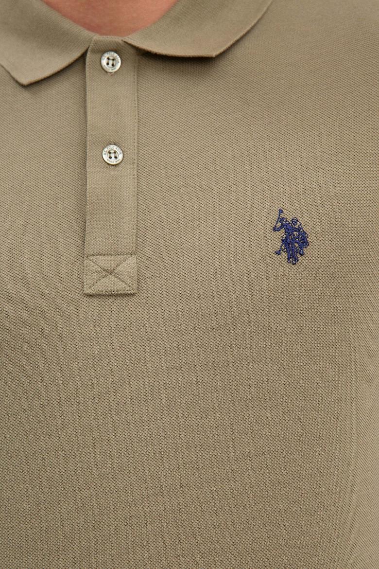 Erkek Haki Basic Tişört - 50217612202