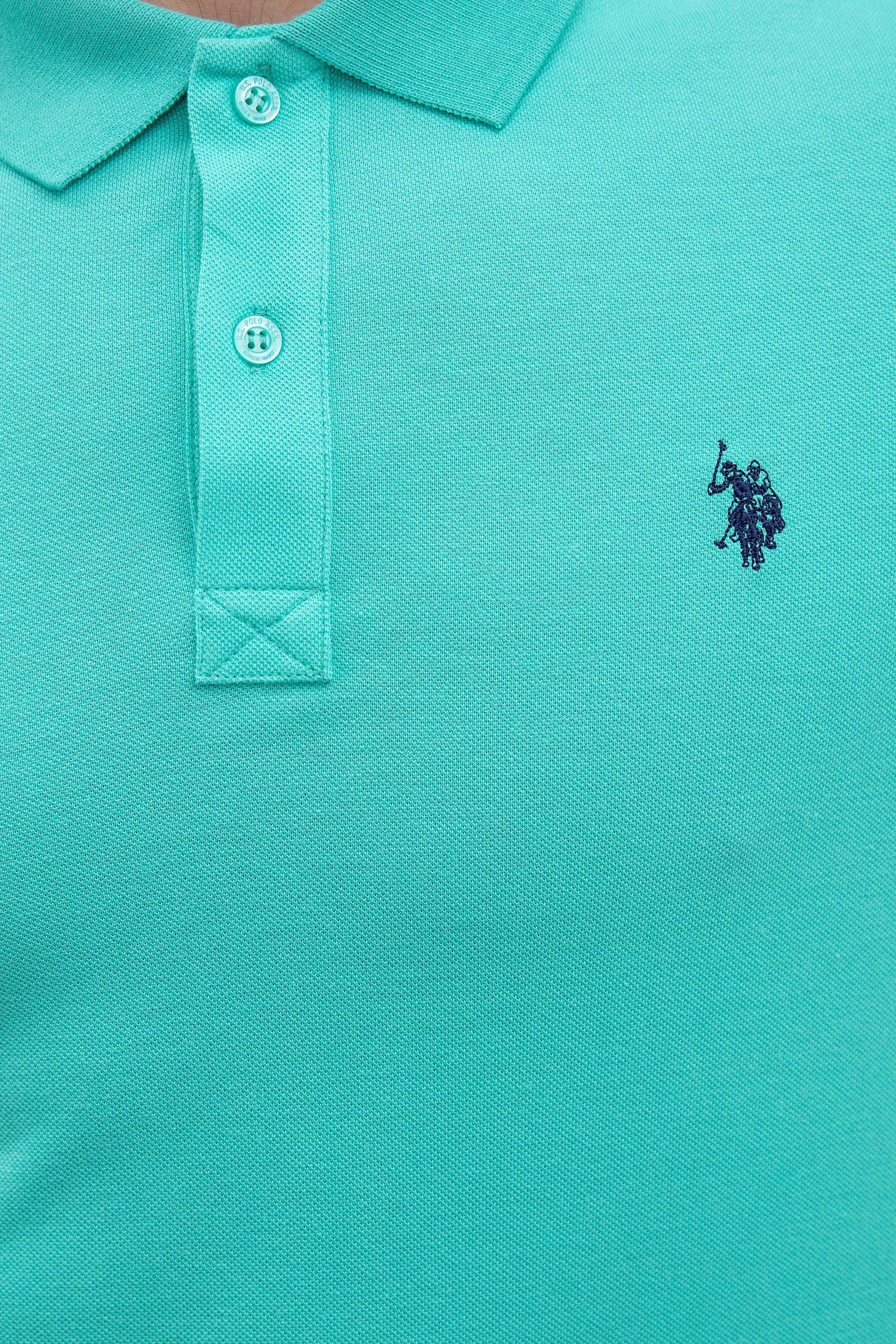 Erkek Mint Basic Polo Yaka Tişört