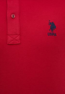 Erkek Kırmızı Polo Yaka Basic T-Shirt - 50222632328