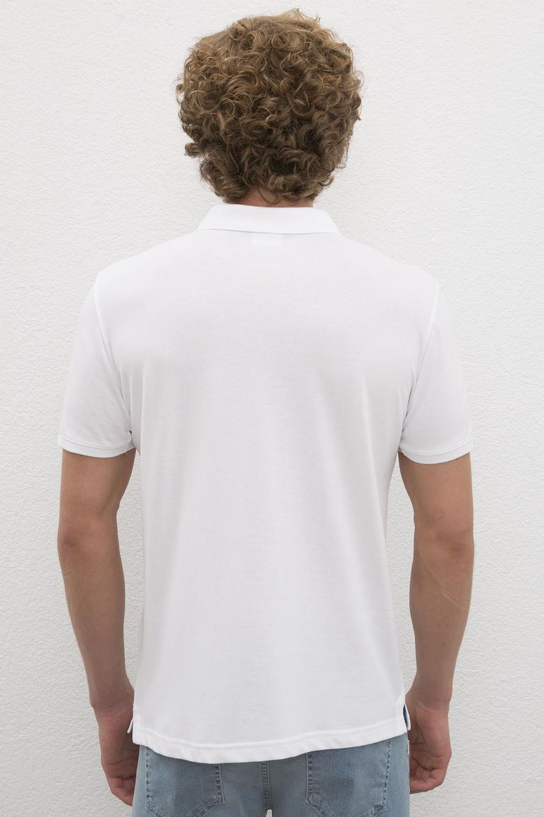 Erkek Beyaz Basic Tişört - 50231513040