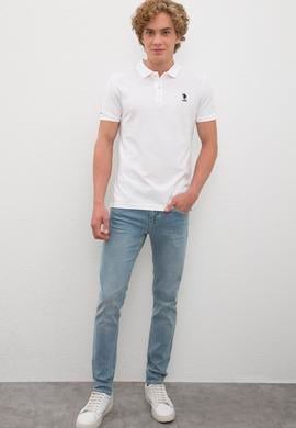 Erkek Beyaz Basic Tişört - 50231513040