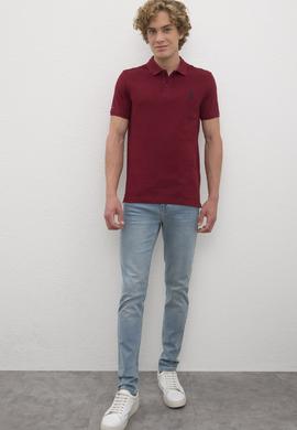 Erkek Plum Basic Polo Yaka Tişört - 50231513010