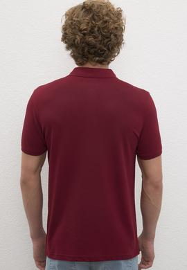 Erkek Plum Basic Polo Yaka Tişört - 50231513010