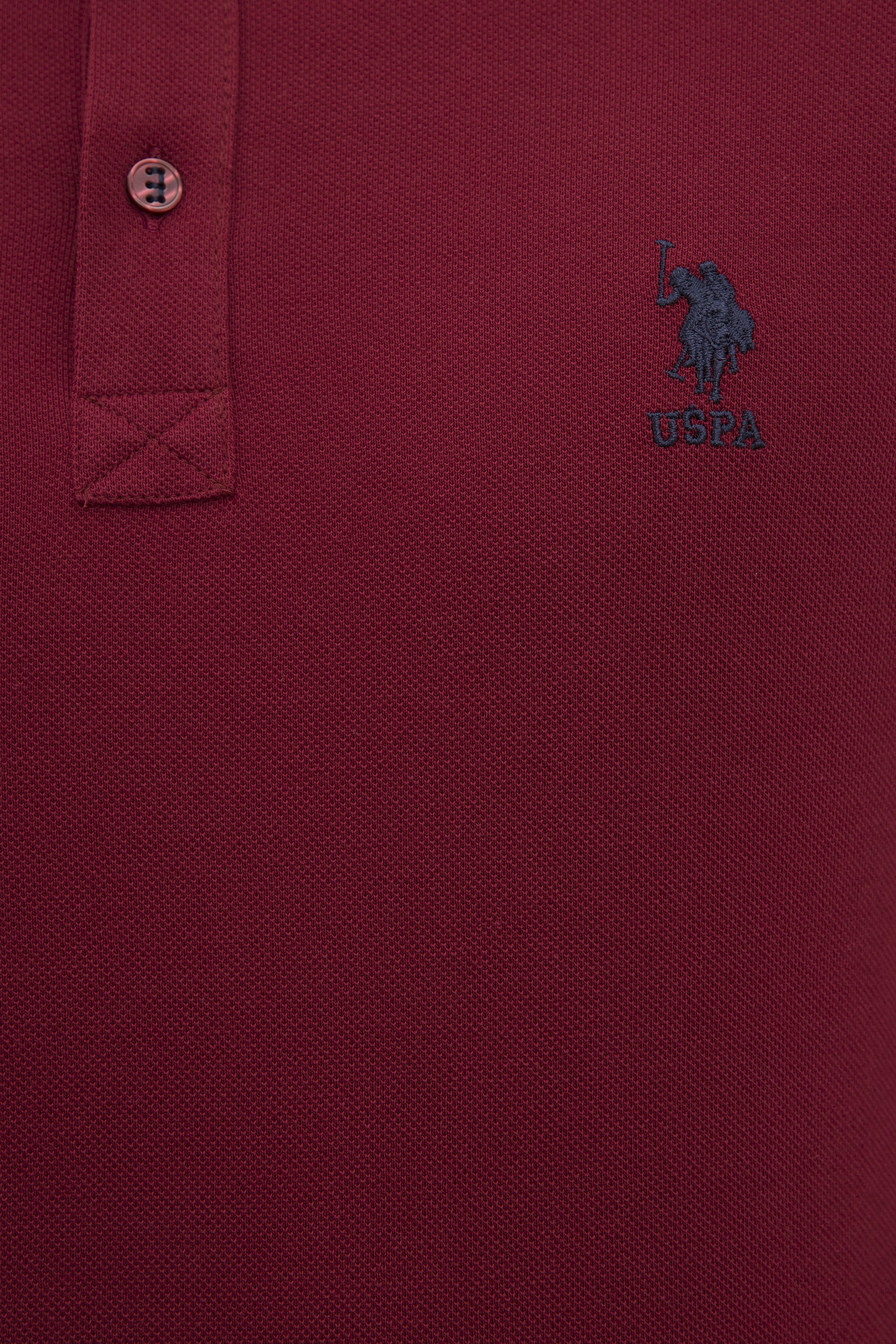 Erkek Plum Basic Polo Yaka Tişört