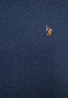 Erkek İndigo Bisiklet Yaka Sweatshirt - 50225415027