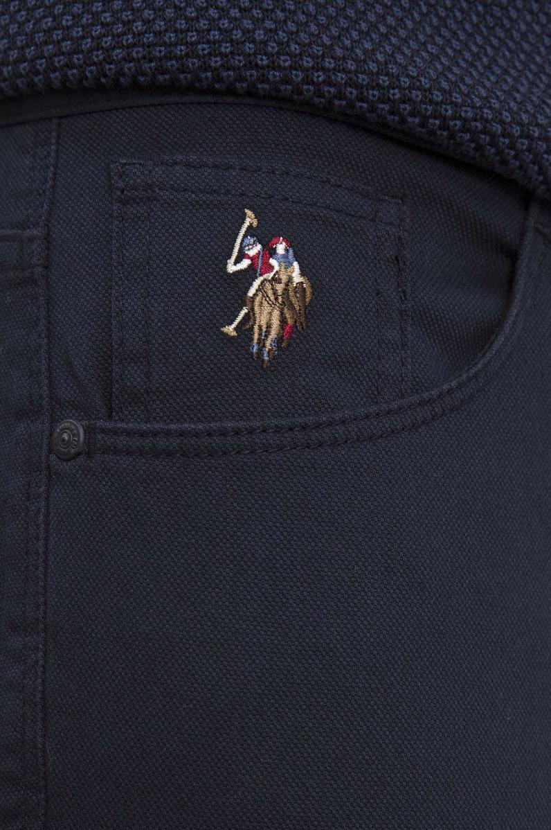 Erkek Lacivert Kanvas Pantolon