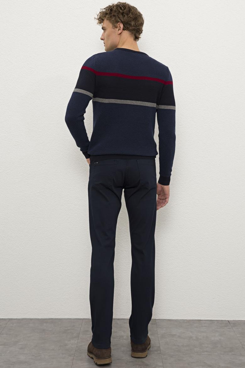 Erkek Lacivert Kanvas Pantolon - 50206344131