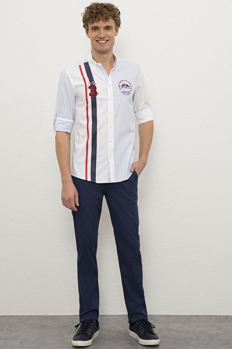 Erkek Beyaz Gömlek Uzunkol - 50219356007