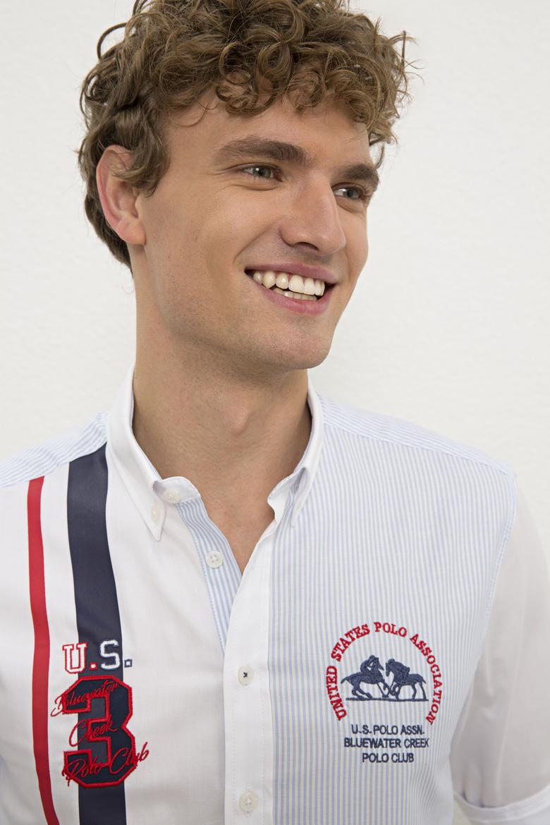 Erkek Beyaz Gömlek Uzunkol - 50219356007