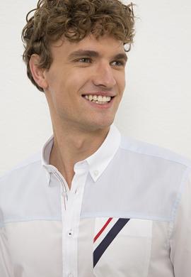 Erkek Beyaz Gömlek Uzunkol - 50219491007