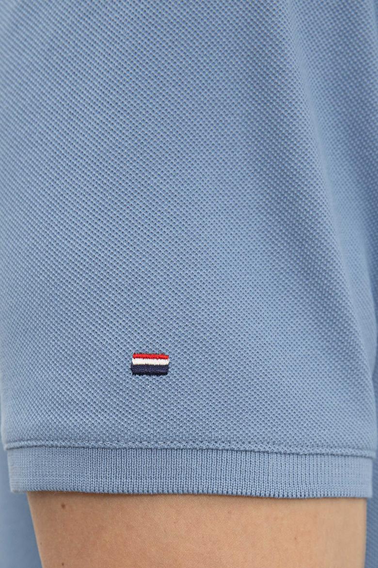 Erkek İndigo Polo Yaka T-Shirt Basic - 50222614026