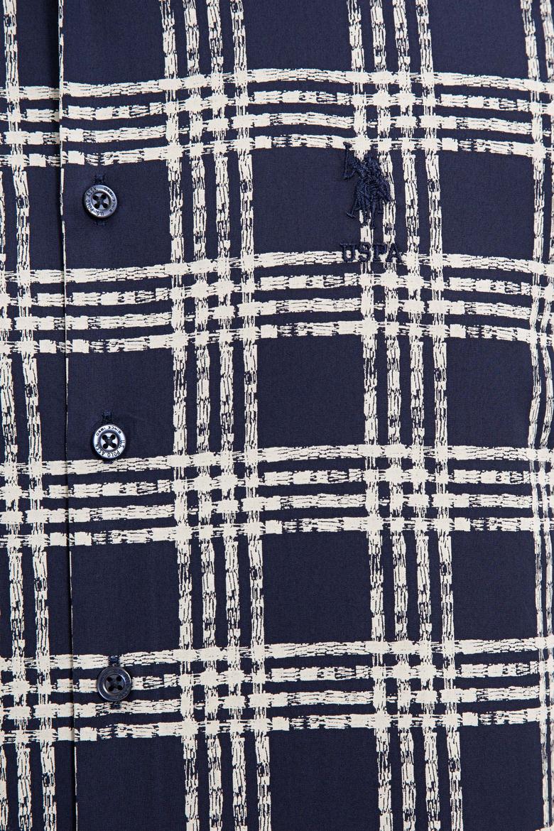 Erkek Lacivert Uzun Kollu Gömlek - 50226597005