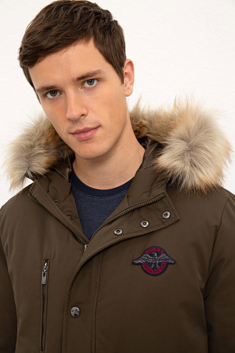 Erkek Yeşil Mont - 50216310013