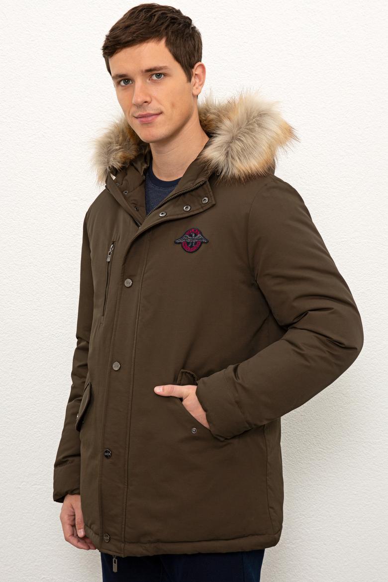 Erkek Yeşil Mont - 50216310013