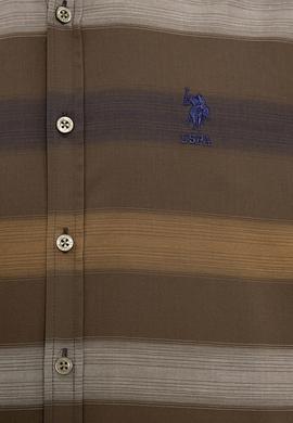 Erkek Haki Uzun Kollu Gömlek - 50226621007