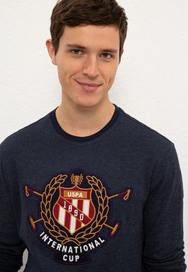 Erkek Lacivert Sweatshirt - 50225450008