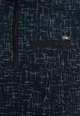 Erkek Lacivert Dik Yaka Sweatshirt - 50225447016