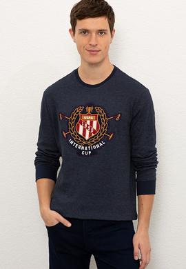 Erkek Lacivert Sweatshirt - 50225450008