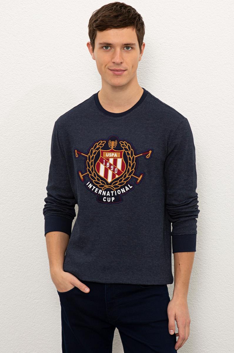 Erkek Lacivert Sweatshirt