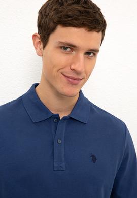 Erkek İndigo Basic Sweatshirt - 50225335065