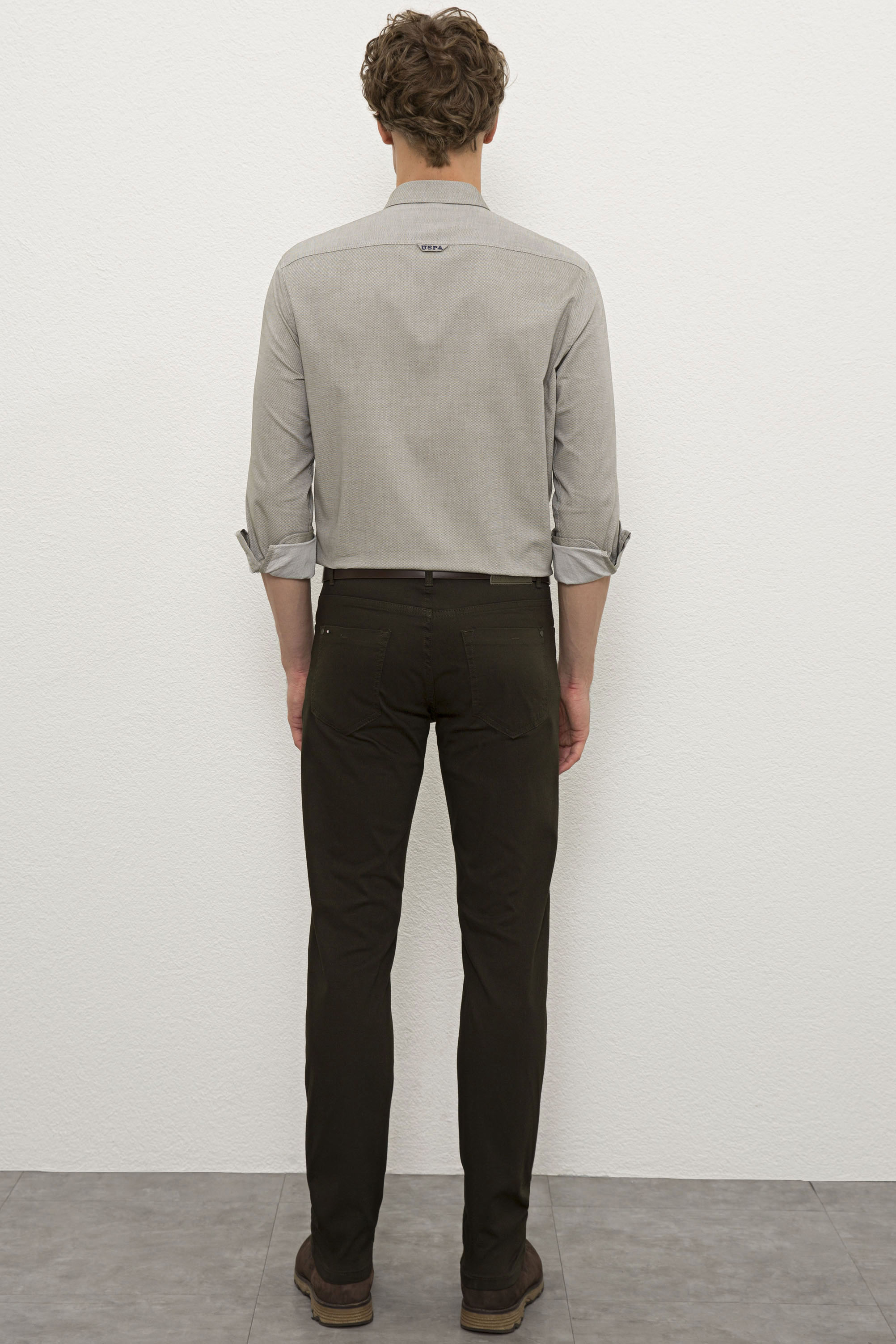 Erkek Yeşil Chinos - Image 3