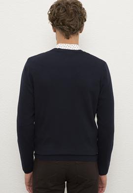 Erkek Lacivert  Triko Hırka - 50229572001