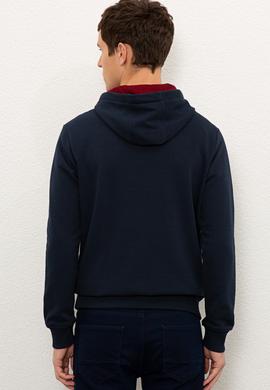 Erkek Lacivert Basic Sweatshirt - 50225500013
