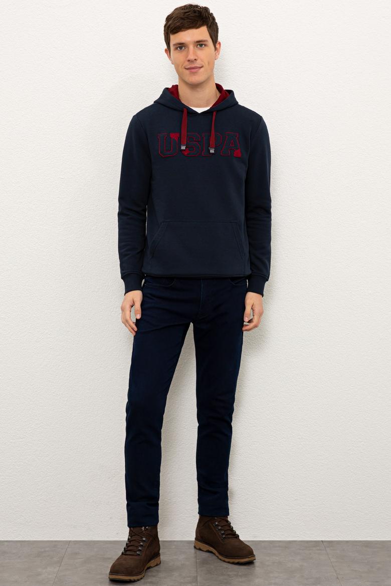 Erkek Lacivert Basic Sweatshirt - 50225500013