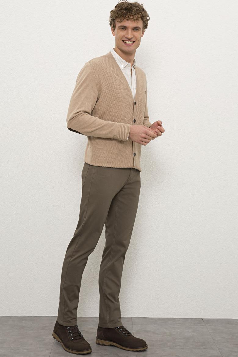 Erkek Vizon Kanvas Pantolon - 50206344030