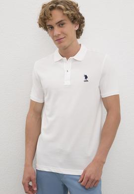 Erkek Ekru Basic Tişört - 50222632358