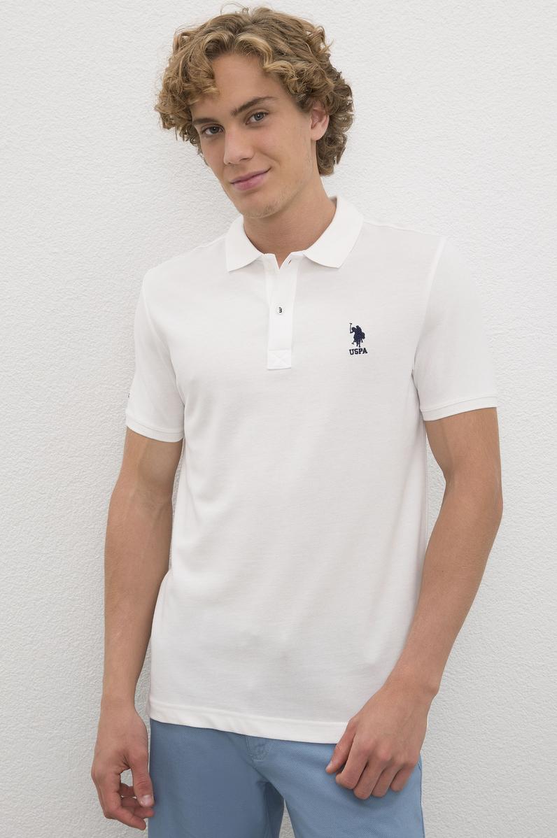 Erkek Ekru Basic Tişört