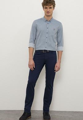 Erkek Mavi Gömlek Uzunkol Basic - 50205845073