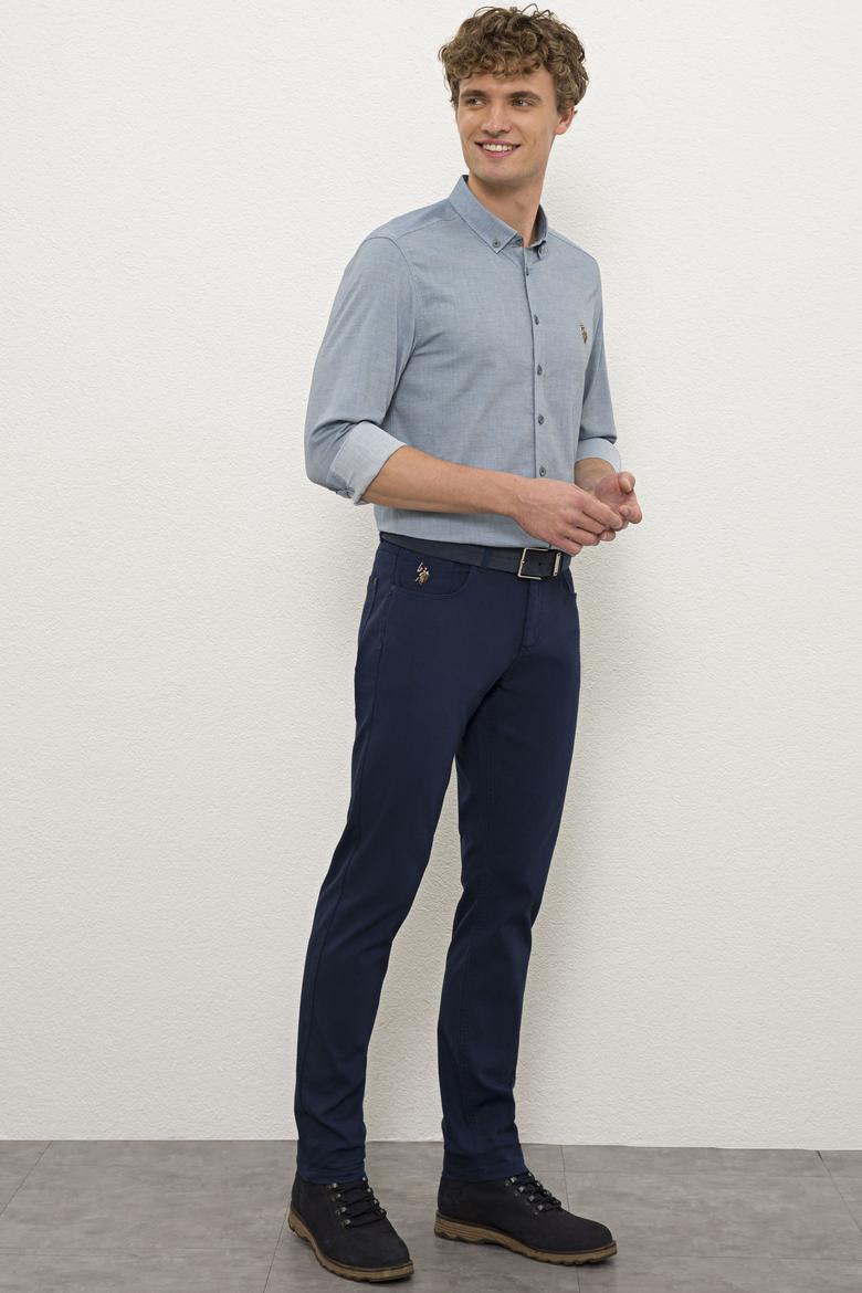 Erkek İndigo Kanvas Pantolon - 50206344075