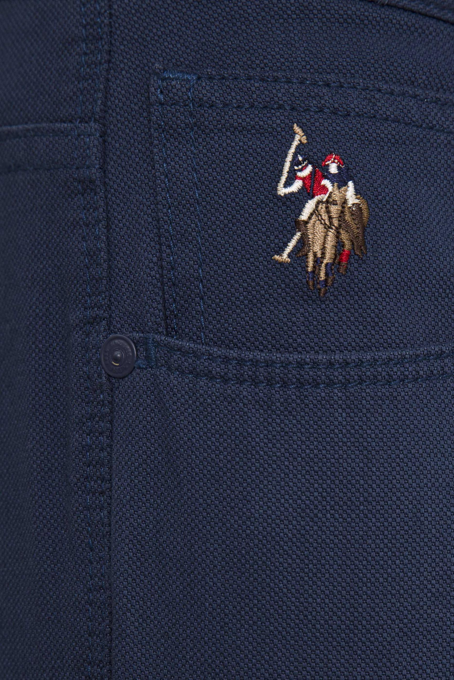 Erkek İndigo Kanvas Pantolon