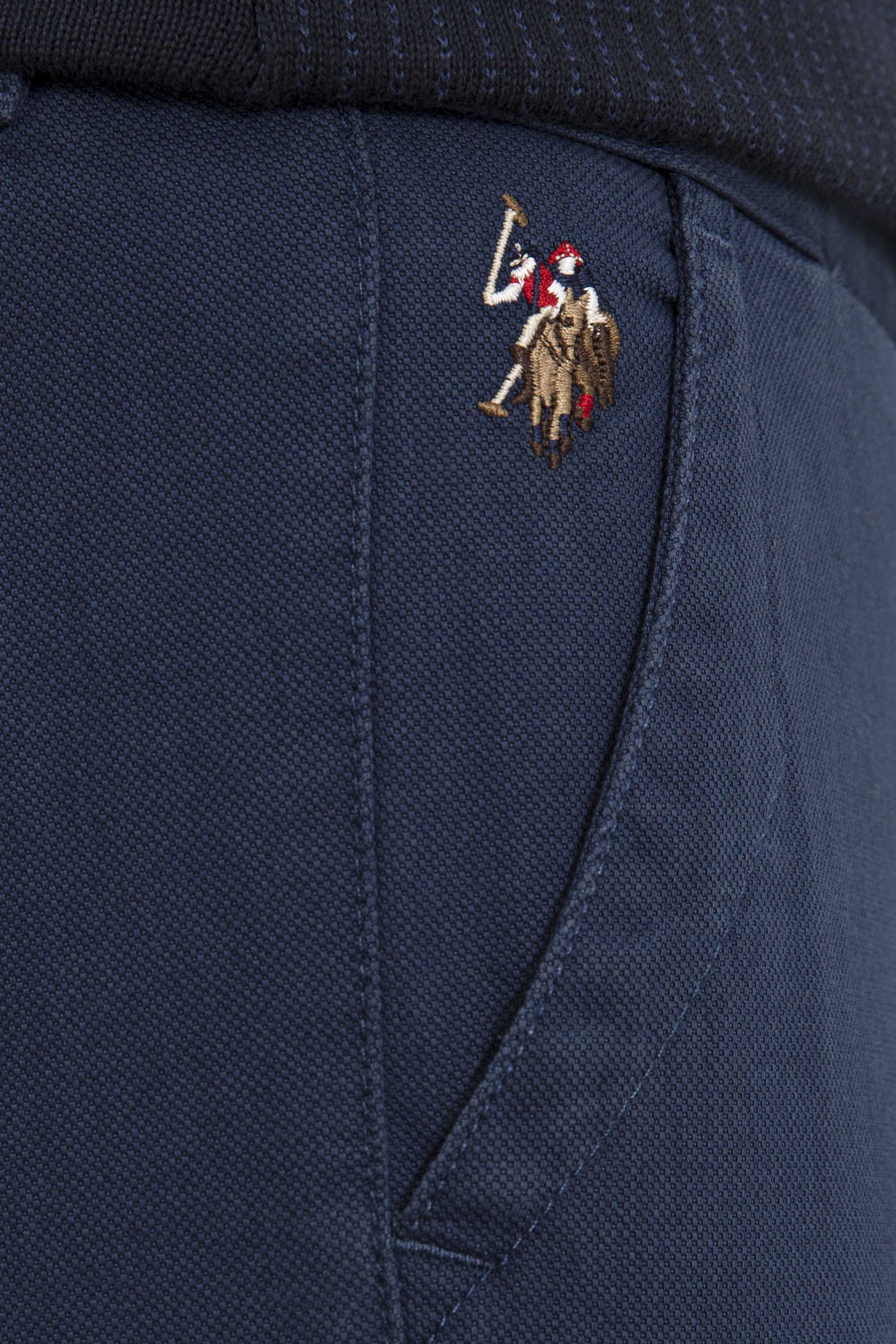 Erkek İndigo Kanvas Pantolon - Image 4