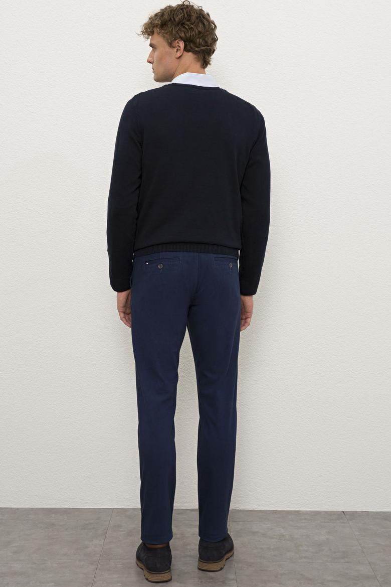 Erkek İndigo Kanvas Pantolon - 50206356097